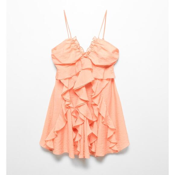 RARE!!! MANGO V-Neck Mini Dress NWT - Picture 16 of 16